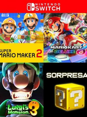 SUPERPACK MARIO mas JUEGO SORPRESA - Nintendo Switch